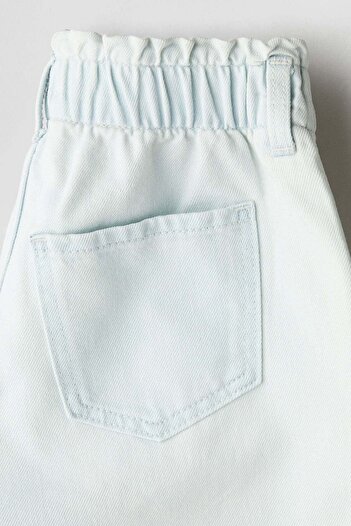 H&M Paper bag denim shorts