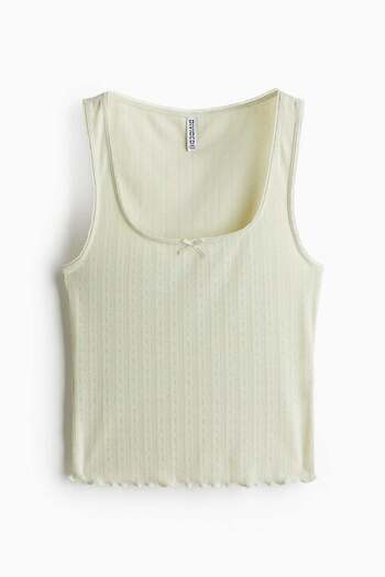 H&M Pointelle jersey vest top