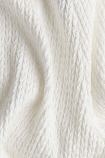 H&M Flared cable-knit look trousers