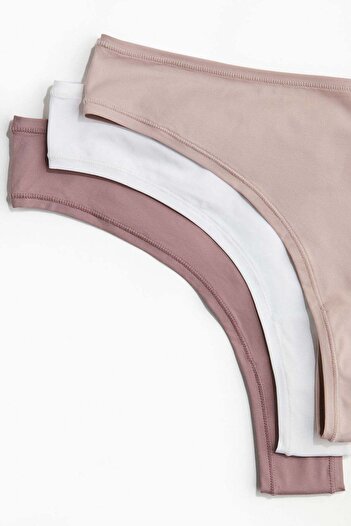 H&M 3-pack microfibre Brazilian briefs
