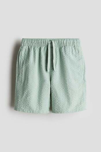 H&M Cotton Seersucker Shorts