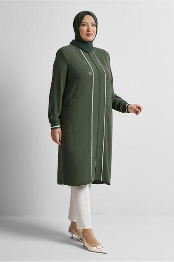 Alvina Stone Detail Large Size Tunic 20558
