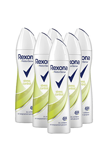 Rexona Stress Control, deodorant spray femei, 6 buc x 150 ml