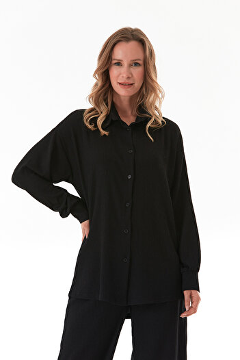 Fulla Moda Fullamodest Shirt Collar Wrapped Fabric Set