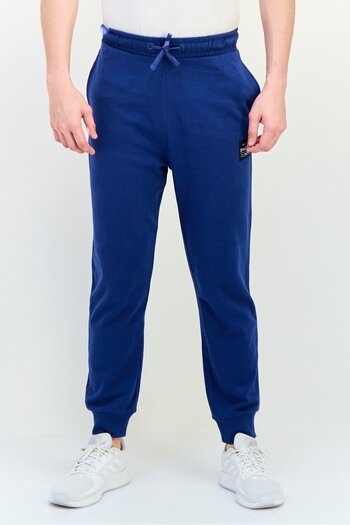PAUL FRANK Men Regular Fit Brand Logo Jogger Pants, Navy