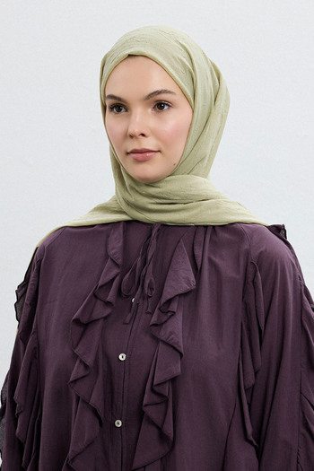 Qef Bambu Şal Soft Yeşil