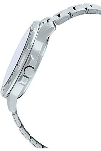 Casio Casio Men's Watch - MTP-VD01D-1BVUDF Black Dial, Silver Band