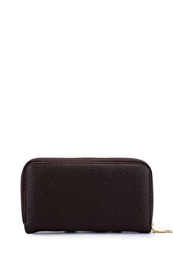 minebag Faux Leather Women's Wallet Brown Mn103