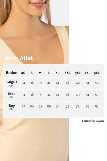 ERDEM İÇ GİYİM Erdem Ten Lace Strap Undershirt 2116