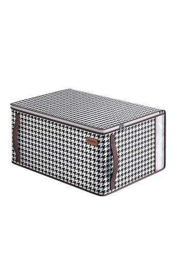 Choice 65x50x30cm black and white Thickened Non-woven Quilt Storage Bag For Household High-capacity Clothin