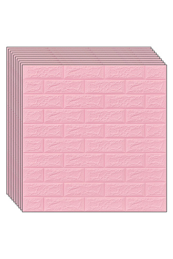 NEXTLY Set of 30 Self-Adhesive 3D Wallpaper, For Ceiling/Wall, Brick Design, Waterproof, Adjustable