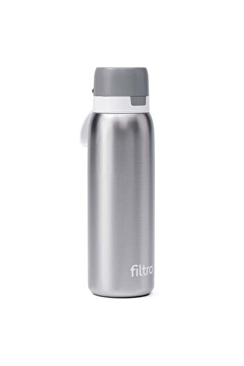 FILTRO Thermos with activated carbon cartridge, THERMO PURE 740 CB, double wall with vacuum, optimal sealing 12 hours