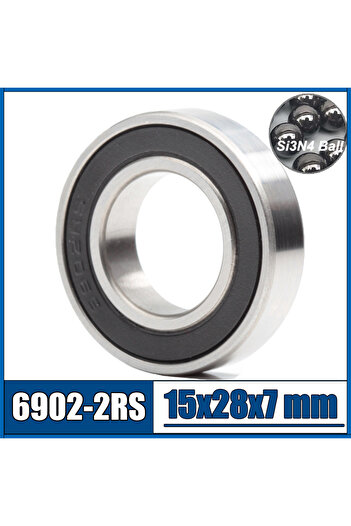Choice 6902 Hybrid Ceramic Bearing 15*28*7 mm ABEC-1 1PC Bicycle Bottom Brackets & Spares 6902RS Si3N4 B...