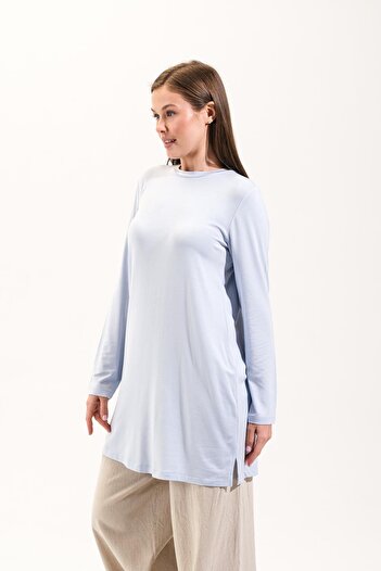 Plistre 2268_Women's Summer Cool&Comfort Long Sleeve 4 Season Hijab Tshirt Tunic
