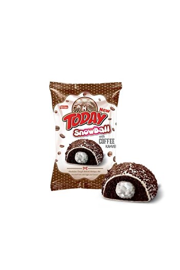 Elvan Today Snowball Kahveli Kek 35 Gr. 24 Adet (1 KUTU)