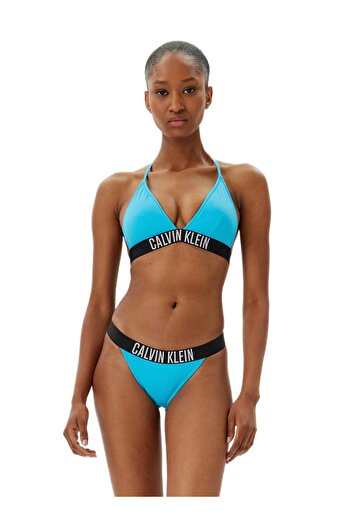 Calvin Klein Kadın Mavi Bikini Üstü KW0KW02854