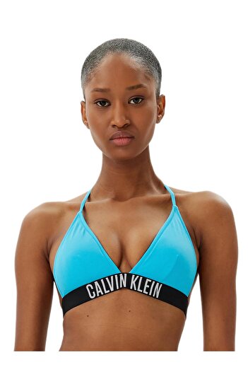 Calvin Klein Kadın Mavi Bikini Üstü KW0KW02854