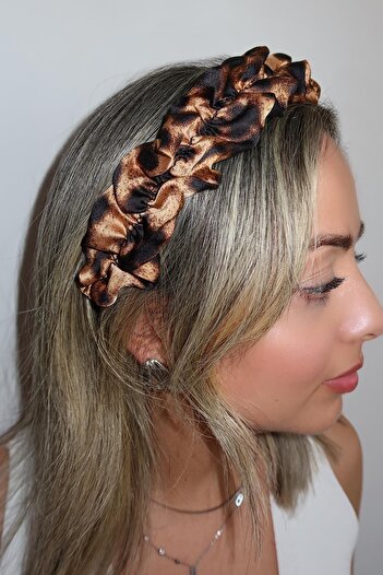 TAKIŞTIR Mixed Color Leopard Pattern Crown