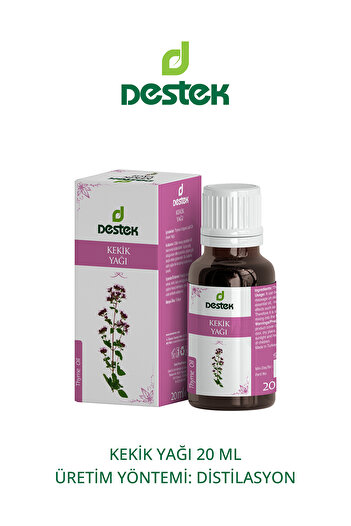 Destek Kekik Yağı 20 ml (KARVAKROL IÇERİR)