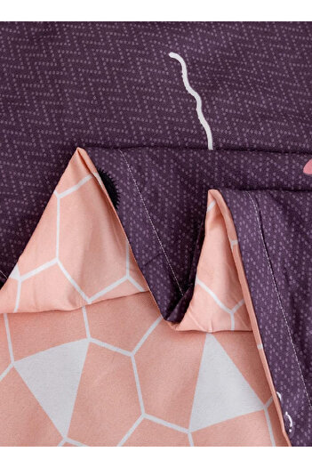 RISHAHOME 6-Piece Double Duvet Set – Microfibre, 1 Duvet, 1 Sheet, 4 Pillowcases – Meraki