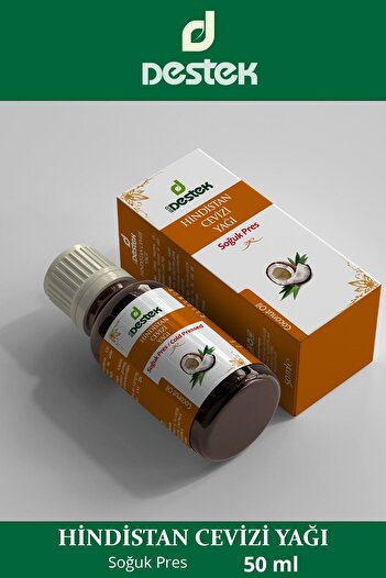 Destek Hindistan Cevizi Yağı (soğuk Pres) 50 ml