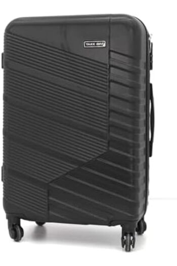 Take Off Unisex 3 Piece Hard Trolley Bag-28-225/3tr-black L 28-m 24-s 20 Fits All. (SET OF 3)