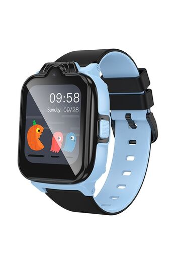 REDz Accessories Ceas inteligent Hoco pentru copii cu funcție de apelare, 4G, GPS, model Y104, albastru