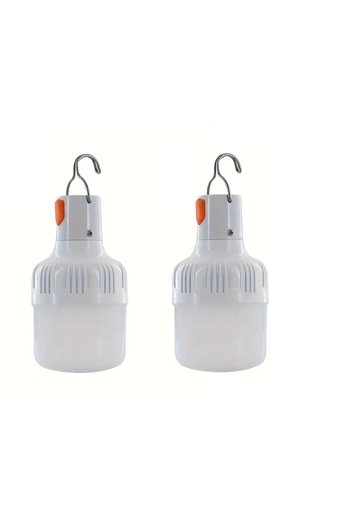 Generic 2LED Portable Emergency Lantern4Camping,Travel,USB Output,Hanging Hook,Rechargeable 150 Lumens