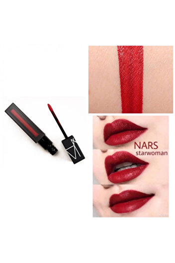 Nars نارس باور مات روج للشفاه احمر شفاه سائل - ستار ومن