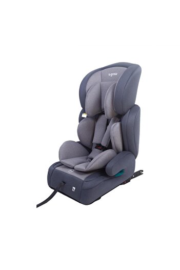 U-Grow Autosedačka 76-150 cm, Isofix, šedá