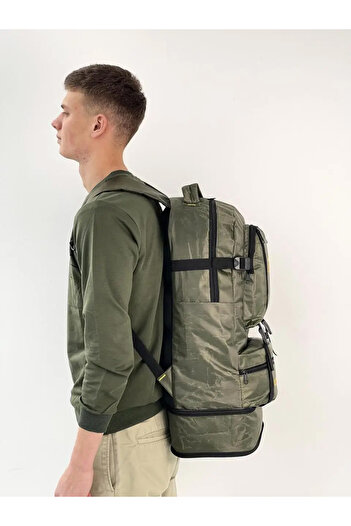 SAVEX Professional Gusseted Backpack Khaki 55+10 Lt
