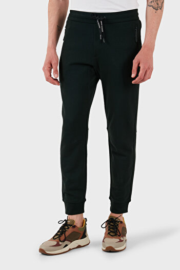 Armani Exchange Pamuklu Regular Fit Ribanalı Paça Jogger Spor Pantolon Erkek PANTOLON 8NZP73 ZJKRZ U