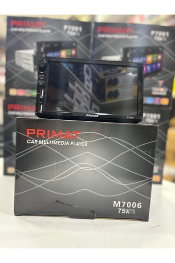 SUNASK شريط تلقائي Sn-9900bt مقاس 7 بوصات مع Carplay - بلوتوث، MP5، MP3، كاميرا وقوف السيارات USB مزدوجة