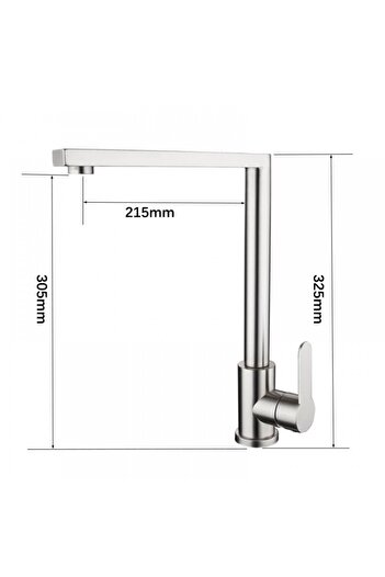 Smack Baterie Lavoar Bucatarie Inox Smack 1707