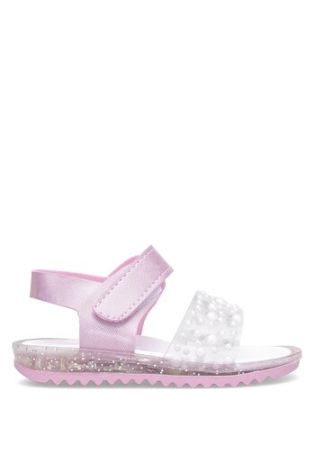 Ayakkabı Fuarı Elit Şa-B-036-25Y Baby Girl Flat Sandals Pink