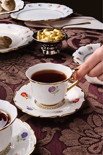 Karaca Royal Bone Diana 2 Personality Teacup Team