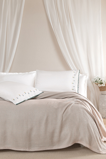 Yataş Brie Double Pique Set - Sage