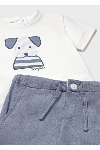 MAYORAL DOG PRINT SHORTS T-SHIRT SET