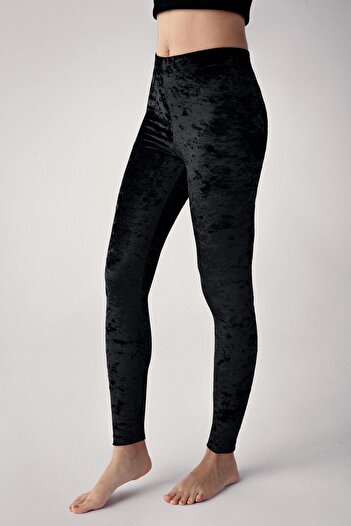 Artış Velvet Recovery Black Tights - T05