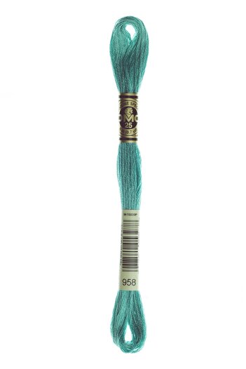 Dmc Muline Hand Embroidery Threads - 8 M - Color No 958