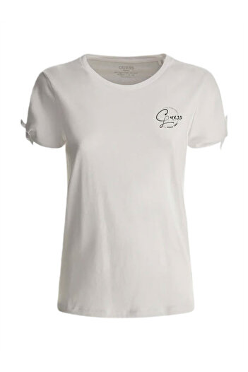 Guess SS CN GEETA TEE women's t-shirt white