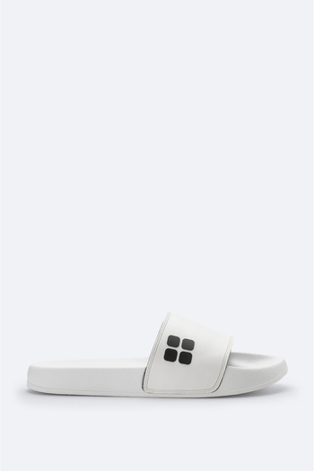 Avva Men's White Eva Lightweight Flexible Sole Slippers B 008300