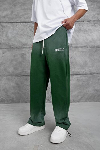 NOMARC Green Unknow Studios Written Sweatpants