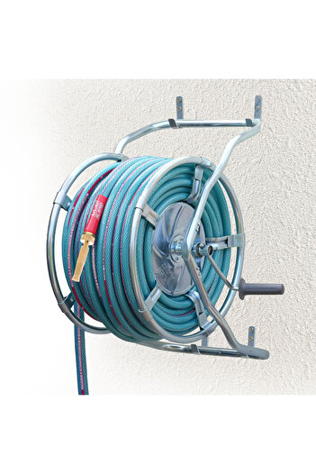 TOTAL Steel Reel with Garden Hose 30M 1/2"