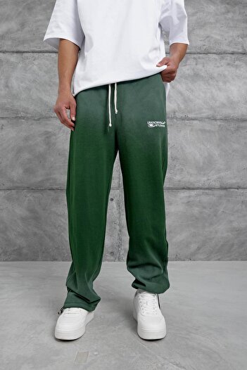 NOMARC Green Unknow Studios Written Sweatpants