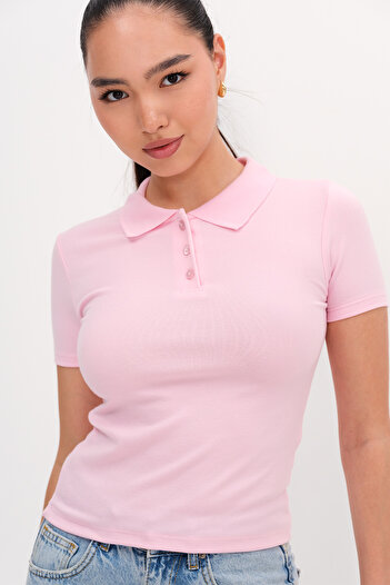 Addax Μπλουζάκι Polo Neck Modal P4311-H12