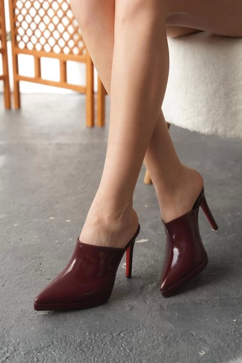 PayBuy Women's Elegant Shoes Short Platform Thin Heeled Slippers Special Design Evening Dress Shoes