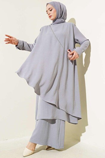 modasindoma women's hijab long double suit