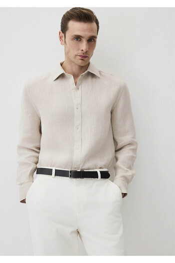 Mavi Long Sleeve Beige Men's Shirt 0211496 -70134