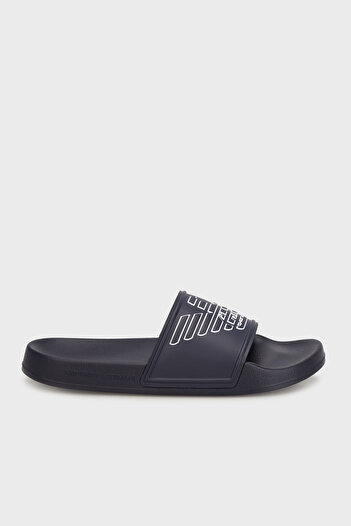 Emporio Armani Single Band Slippers with Logo Unisex Slippers Xvps11 Xr273 K578